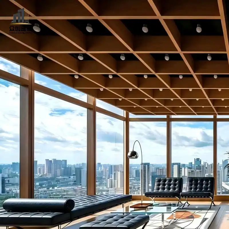 Aluminum Grid Ceiling | Open Cell Square Aluminum Grille Ceiling System